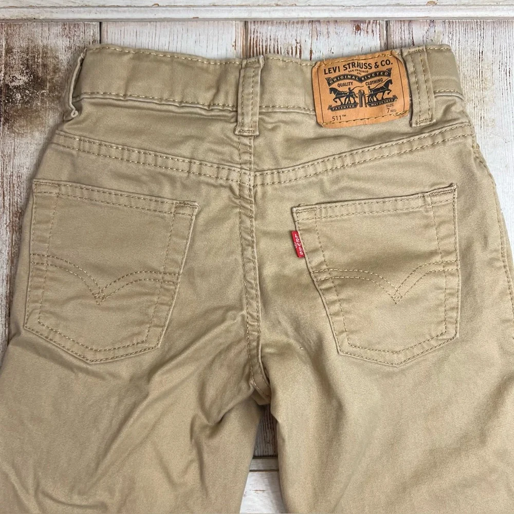 Levi's Boys 2-Pack 511 Slim Jeans - Light Blue and Khaki